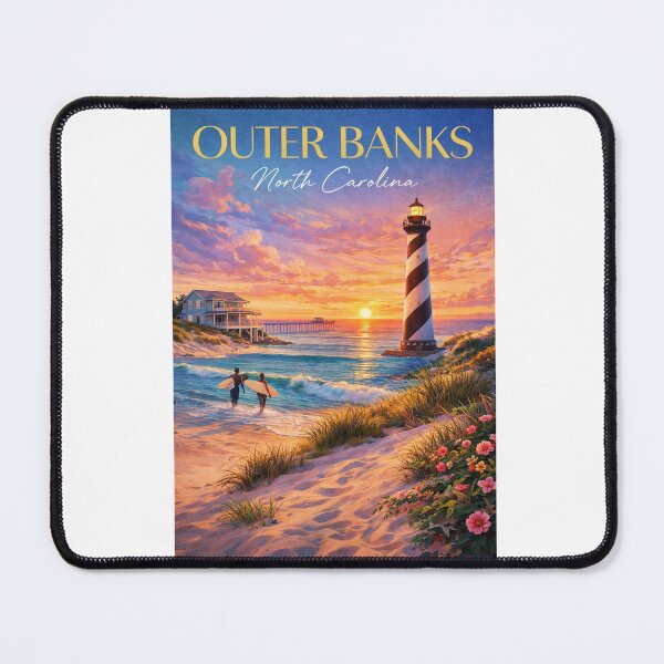 Item preview, Outer Banks North Carolina Lighthouse Beach Atlantic Barrier Islands designed and sold by Aryabek.