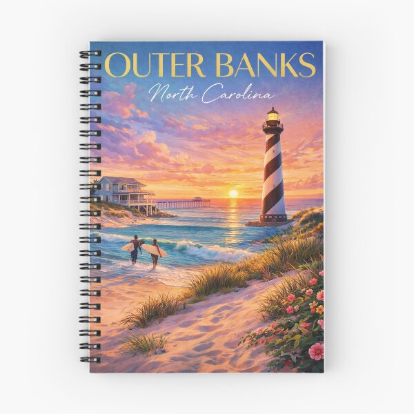 Item preview, Outer Banks North Carolina Lighthouse Beach Atlantic Barrier Islands designed and sold by Aryabek.