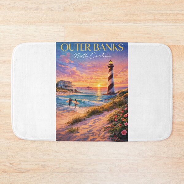 Item preview, Outer Banks North Carolina Lighthouse Beach Atlantic Barrier Islands designed and sold by Aryabek.