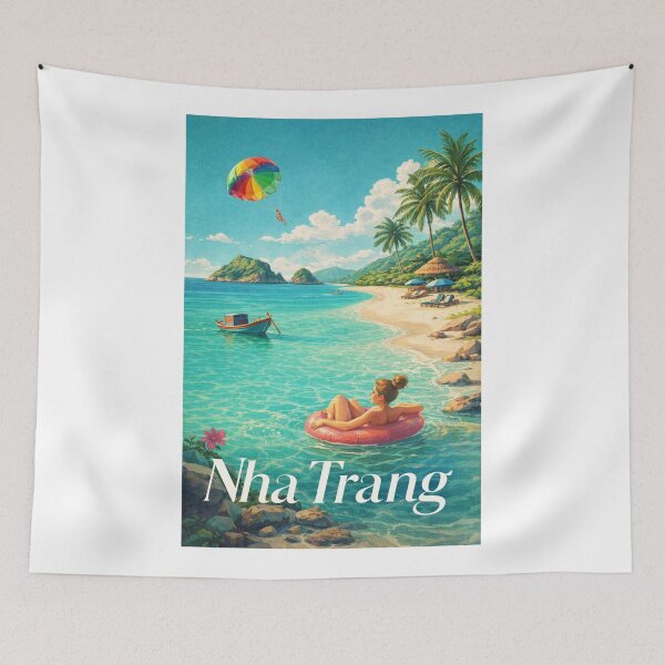 Item preview, Nha Trang Vietnam South China Sea Coastal Resort City Khanh Hoa designed and sold by Aryabek.