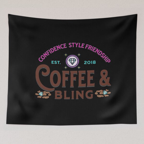 Item preview, Coffee And Bling Confidence Style Friendship Aesthetic Cute Shirt designed and sold by DaphoLatara.