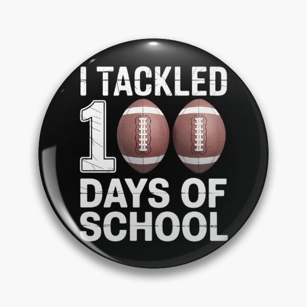 Item preview, I tackled 100 Days School 100th Day Football Student Teacher designed and sold by IdunayaStore.