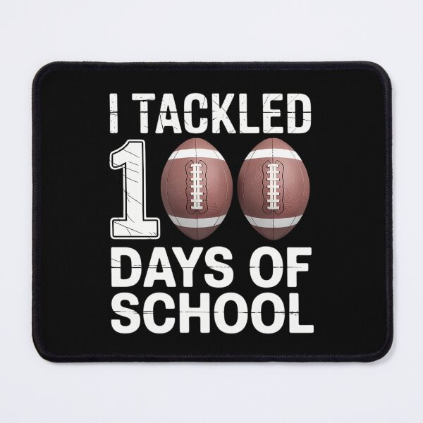 Item preview, I tackled 100 Days School 100th Day Football Student Teacher designed and sold by IdunayaStore.