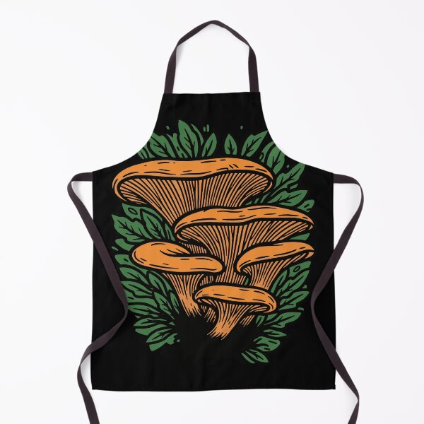 Item preview, Vintage Mushroom Woodcut Print Art designed and sold by BRU Design.