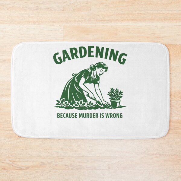 Item preview, Gardening Because Murder Is Wrong Shirt Adult Humor Shirt Plant Lover Shirt Funny Gardening Shirt Plant Mom Shirt designed and sold by faridman.