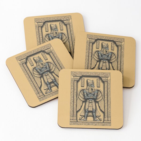 Item preview, Mesopotamian Lamassu – Ancient Assyrian Relief Art designed and sold by BestVarieties.