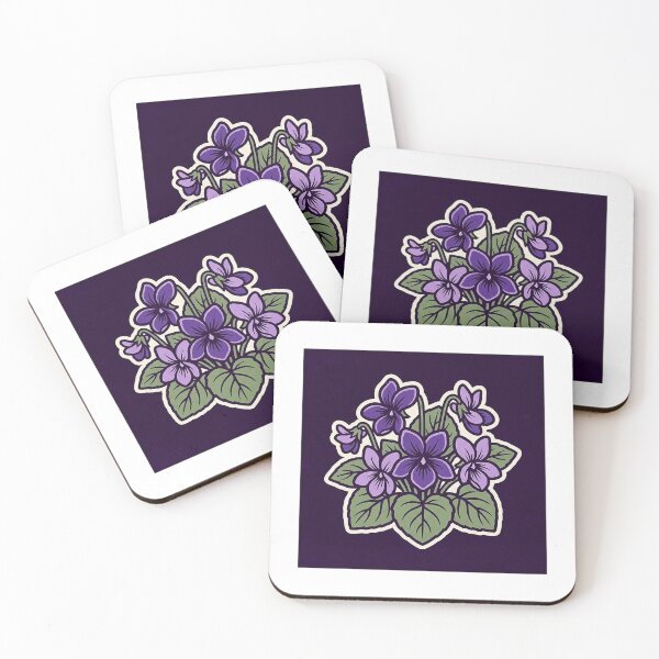 Item preview, UHD Vintage Violets: Abyss of Beauty designed and sold by ABArtByAlexST.