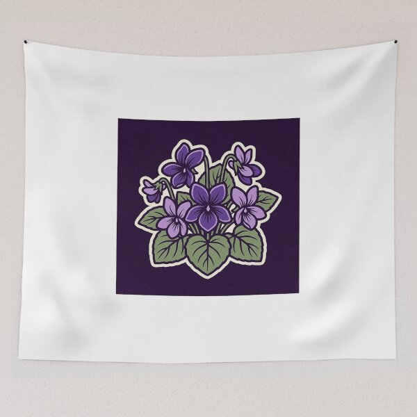 Item preview, UHD Vintage Violets: Abyss of Beauty designed and sold by ABArtByAlexST.
