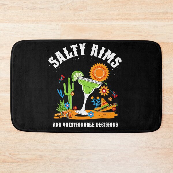 Item preview, Salty Rims And Questionable Decisions Funny Margarita Party Shirt designed and sold by DaphoLatara.