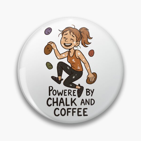 Item preview, Bouldering, chalk & coffee: Tired climber comic designed and sold by Pineapple-Tree.