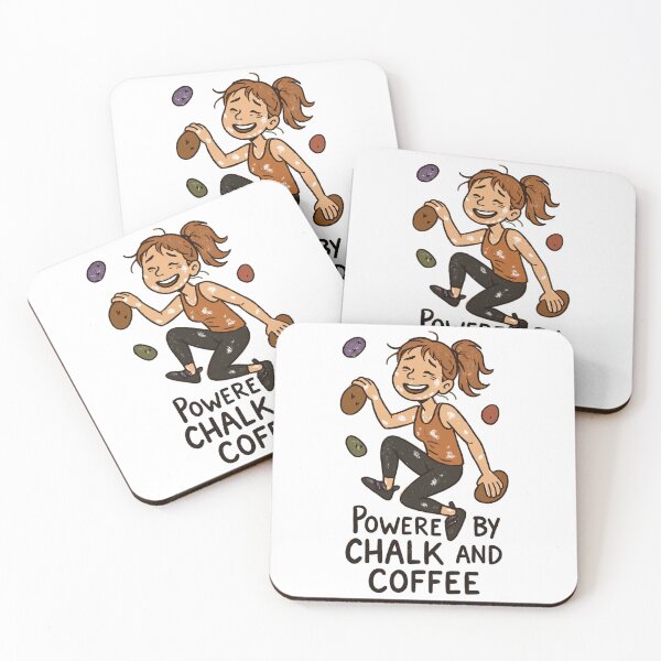 Artikelvorschau, Bouldern, Chalk & Kaffee: Müde Kletterin Comic entworfen und verkauft von Pineapple-Tree.