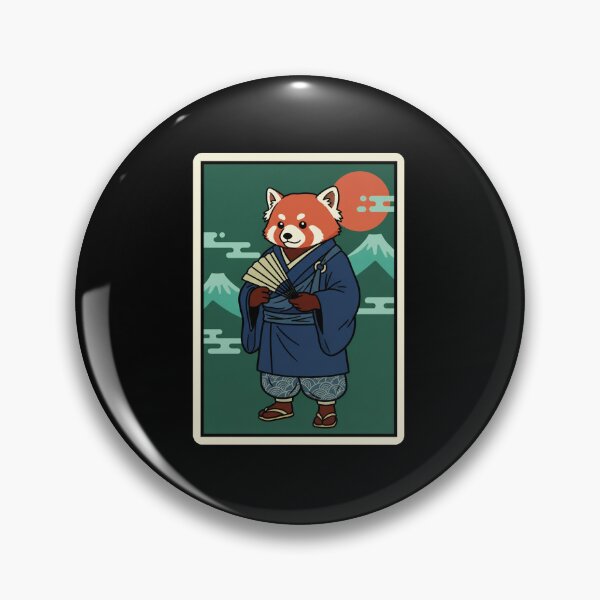 Artikelvorschau, Samurai, Roter Panda, Japanischer Krieger, Niedliches Tier entworfen und verkauft von JordynLadukeg65.