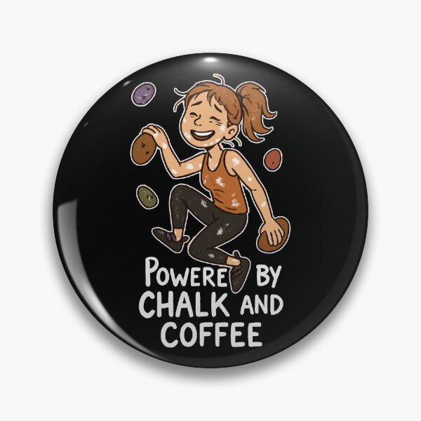 Item preview, Bouldering, chalk & coffee: Tired climber comic designed and sold by Pineapple-Tree.