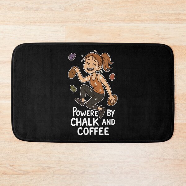 Item preview, Bouldering, chalk & coffee: Tired climber comic designed and sold by Pineapple-Tree.