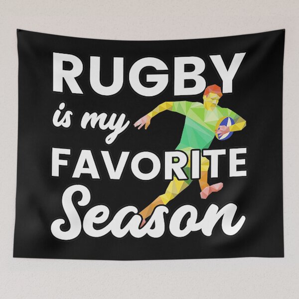 Item preview, Rugby Is My Favorite Season Funny Sports Quote designed and sold by GabrieSketcham.