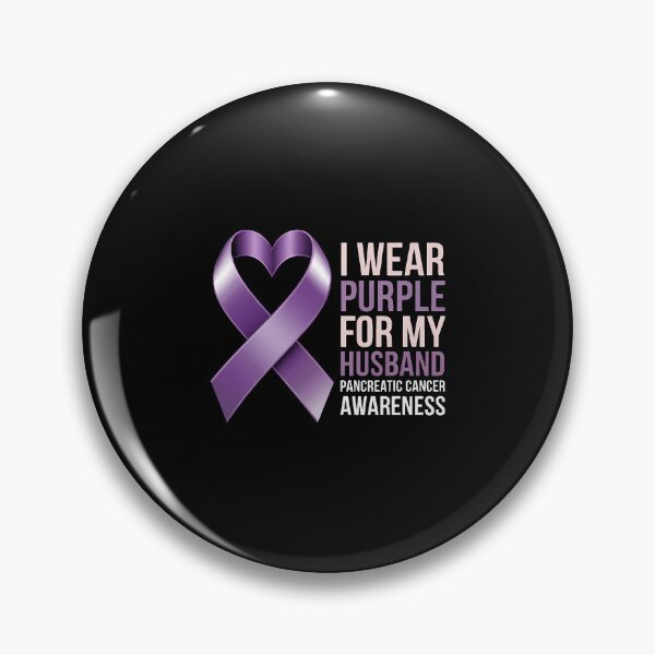 Item preview, I Wear Purple For My Husband Pancreatic Cancer Awareness designed and sold by IdunayaStore.