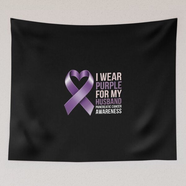 Item preview, I Wear Purple For My Husband Pancreatic Cancer Awareness designed and sold by IdunayaStore.