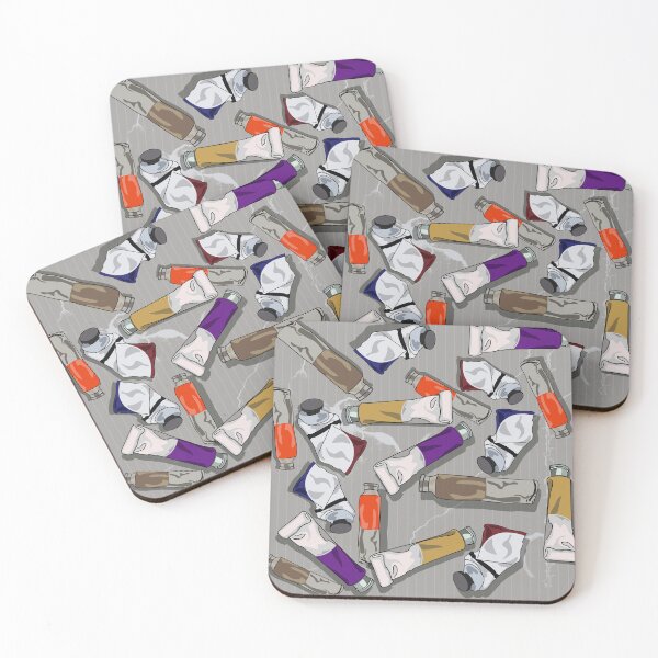 Item preview, Paint Tube Pattern – Artist Aesthetic Grunge Design designed and sold by Fun Funky Designs.