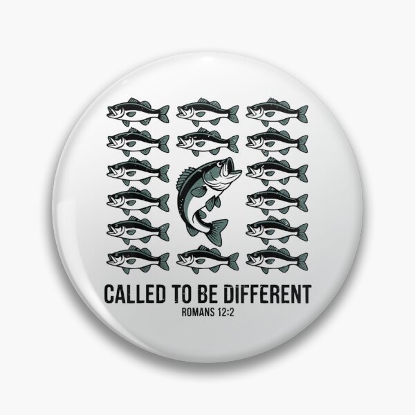 Item preview, Called To Be Different Christian Fish Romans 12 2 Faith Shirt designed and sold by RuperDelois.