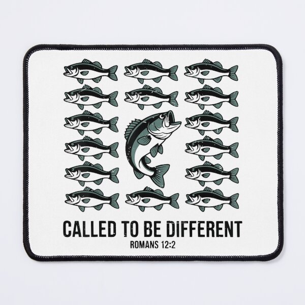 Item preview, Called To Be Different Christian Fish Romans 12 2 Faith Shirt designed and sold by RuperDelois.