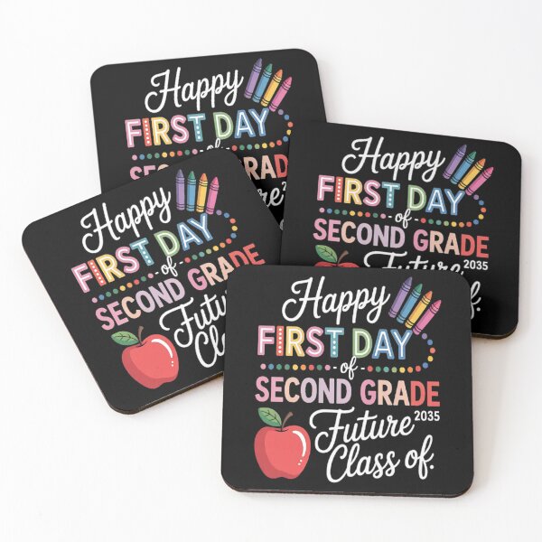 Item preview, Back To School Happy First Day 2nd Grade Future Class 2035 designed and sold by LacostCarl.