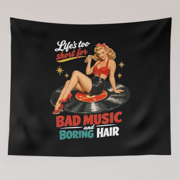 Item preview, Retro Pin-Up on Vinyl Record: Vinyl & Rockabilly designed and sold by Pineapple-Tree.