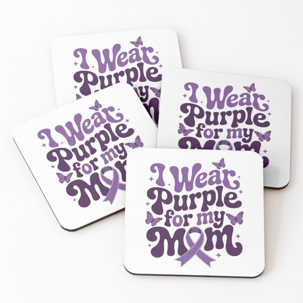Item preview, I wear Purple For My Mom designed and sold by IdunayaStore.