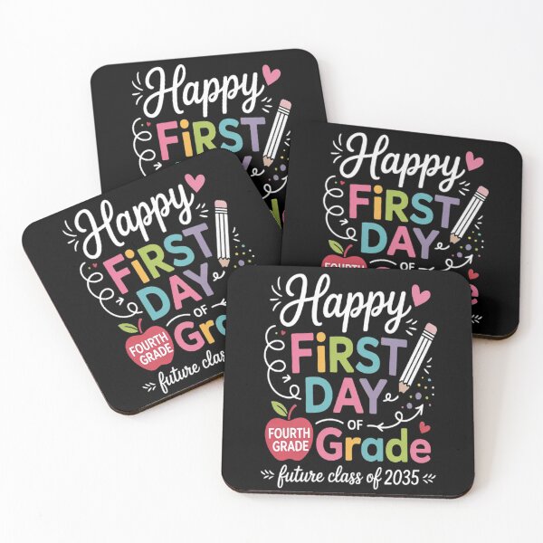 Item preview, Back To School Happy First Day 4th Grade Future Class 2035 designed and sold by LacostCarl.