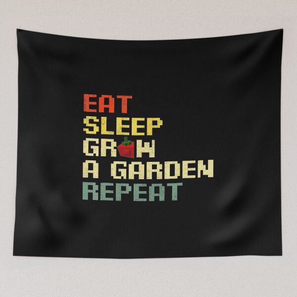 Item preview, Eat Sleep Grow Garden Repeat Funny Gamer Style  designed and sold by FGTV2021.