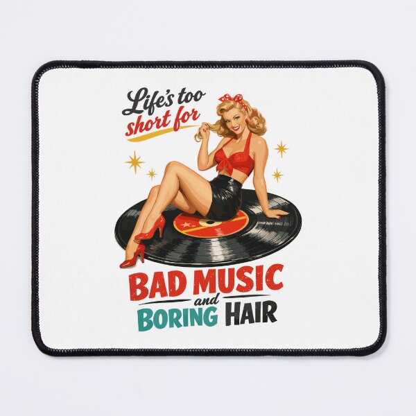 Item preview, Retro Pin-Up on Vinyl Record: Vinyl & Rockabilly designed and sold by Pineapple-Tree.