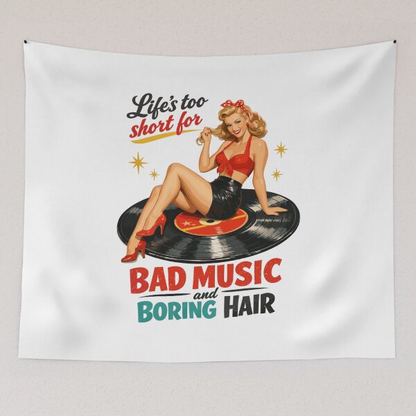 Item preview, Retro Pin-Up on Vinyl Record: Vinyl & Rockabilly designed and sold by Pineapple-Tree.