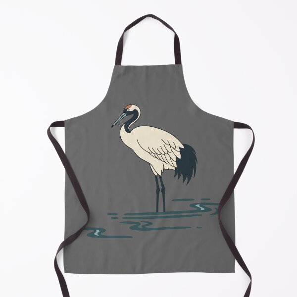 Item preview, Minimalist Red-Crowned Crane designed and sold by BRU Design.