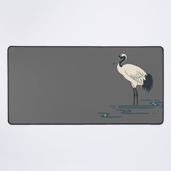 Item preview, Minimalist Red-Crowned Crane designed and sold by BRU Design.