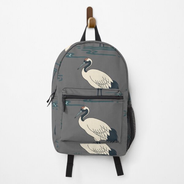 Item preview, Minimalist Red-Crowned Crane designed and sold by BRU Design.