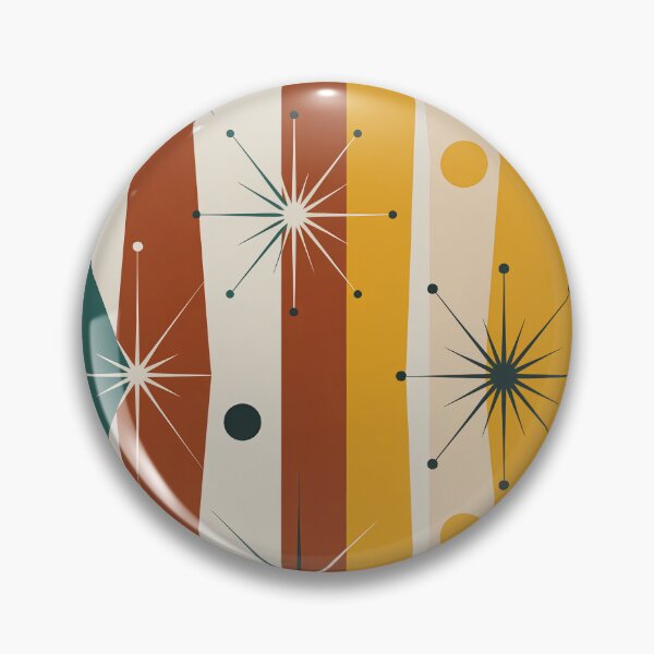 Item preview, Mid Century Modern Atomic Pattern – Retro Starburst Boomerang Seamless Design designed and sold by Tamas Das.