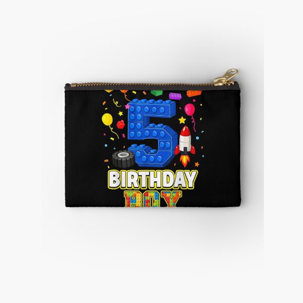 Item preview, 5 Year Old Birthday Boy Building Blocks Party Kids Shirt designed and sold by RuperDelois.