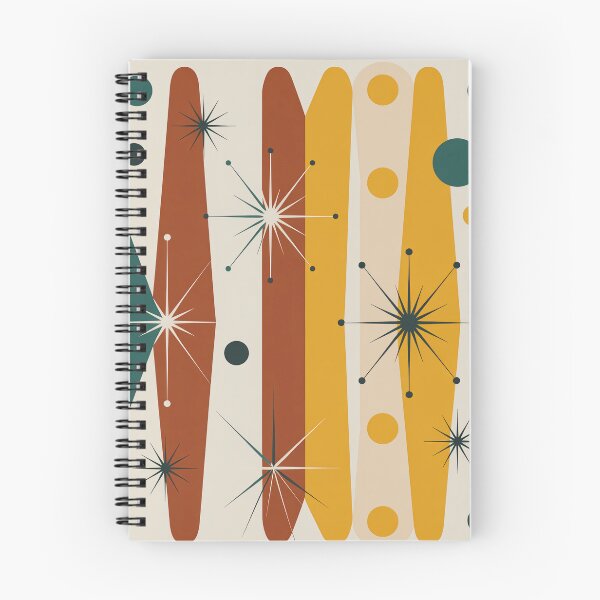Item preview, Mid Century Modern Atomic Pattern – Retro Starburst Boomerang Seamless Design designed and sold by Tamas Das.