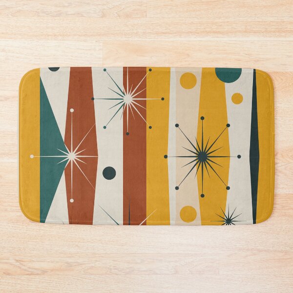 Item preview, Mid Century Modern Atomic Pattern – Retro Starburst Boomerang Seamless Design designed and sold by Tamas Das.