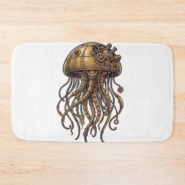 Item preview, UHD Steampunk Ocean's Flying Jellyfish Dream designed and sold by ABArtByAlexST.