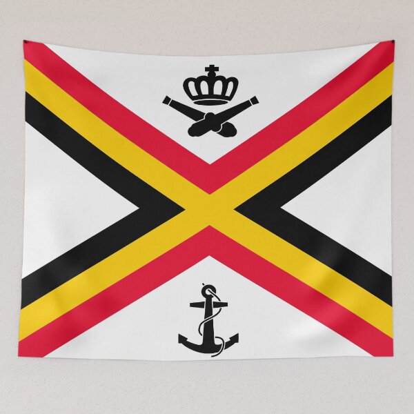 Item preview, Belgium navy ensign designed and sold by rheyes.