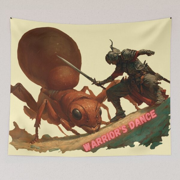 Item preview, Warrior's Dance - Fantasy RPG Fighter and Ant designed and sold by Mission Ready.