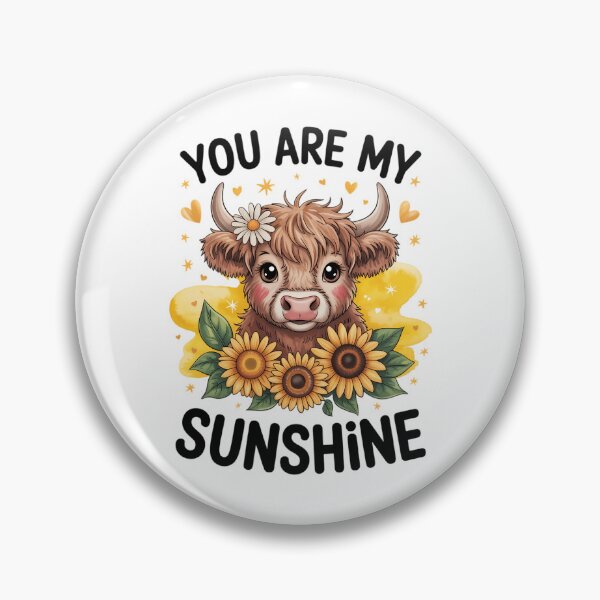 Item preview, Cute Highland Cow You Are My Sunshine Sunflower Heifer Cow Sublimation Summer Highland designed and sold by FaithAbbott.