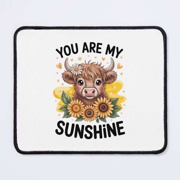 Item preview, Cute Highland Cow You Are My Sunshine Sunflower Heifer Cow Sublimation Summer Highland designed and sold by FaithAbbott.