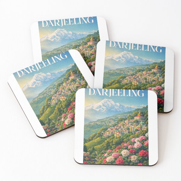 Item preview, Darjeeling West Bengal Himalayan Town Kanchenjunga Tea Hills designed and sold by Aryabek.