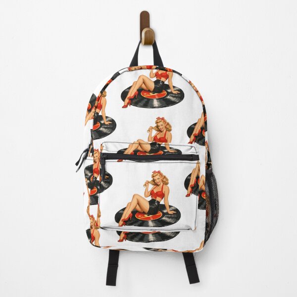 Item preview, Vintage pin-up on vinyl record: Retro vinyl designed and sold by Pineapple-Tree.