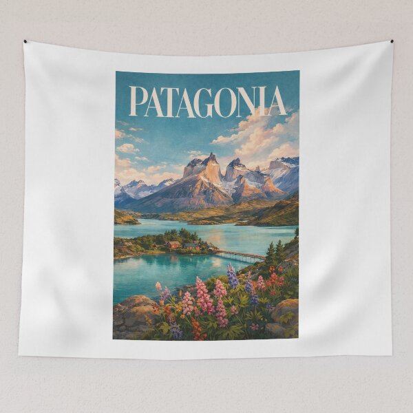 Item preview, Patagonia Argentina Chile Torres del Paine Andes Lake Region designed and sold by Aryabek.