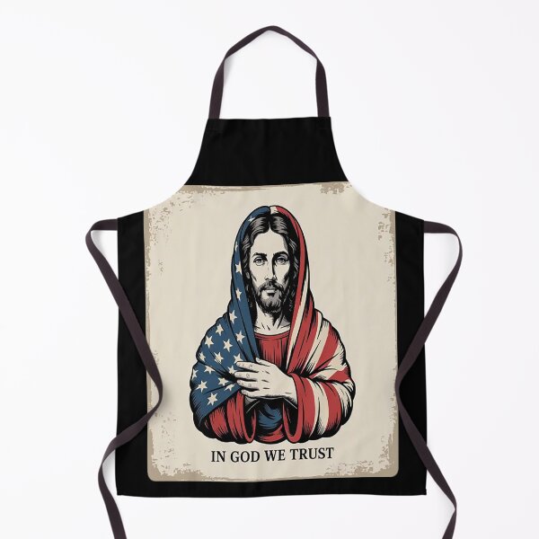 Item preview, In God We Trust Faith And Freedom Fusion Jesus designed and sold by SignaturalGen.