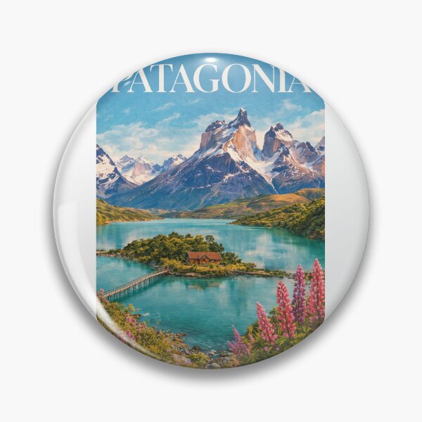 Item preview, Patagonia Andes Mountains Lake District Torres del Paine Peaks designed and sold by Aryabek.