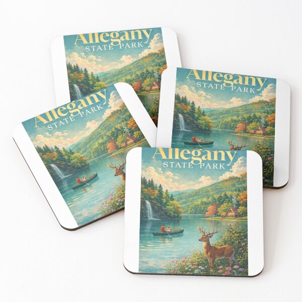 Item preview, Allegany State Park New York Red House Lake Forest Preserve designed and sold by Aryabek.