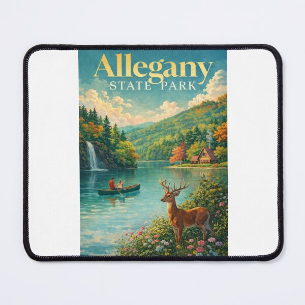Item preview, Allegany State Park New York Red House Lake Forest Preserve designed and sold by Aryabek.